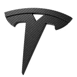 Spigen Tesla Front Emblem Logo Full Cover, carbon - Tesla Model 3 2024