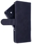 Universal book case COMMON size L for IPHONE 6 PLUS / 7 PLUS / 8 PLUS / XS MAX / 11 PRO MAX / SAMSUNG S20 FE / S21 FE / S10 PLUS / A10 / A32 / A54 / XIAOMI 12 LITE / HUAWEI P30 PRO dark blue