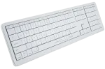 CLEVETURA CLVX 1 Touch-On-Keys AI Wireless Keyboard, ANSI US Mac layout, Scissor Switches, Aluminum Chassis, Interactive RGB, Mac/iPad/AppleTV/PC support