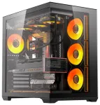 DarkFlash C280 computer case (black) + 7 fans