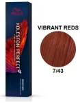 Wella Professionals Koleston Perfect Me+ Vibrant Reds 7/43 Matu Krāsa 60 ml
