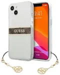 Guess GUHCP13SKB4GBR Aizsargapvalks priek&scaron; iPhone 13 mini 5,4" / brūns