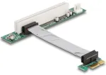 Delock Adapteris PCI-E x1 į PCI 32 bitų su lanksčiu 9 cm kabeliu (41856)