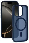 Tel Protect Aura Matte telefono dėklas su MagSafe palaikymu iPhone 16 Pro Max tamsiai mėlynas