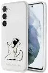 &bdquo;Karl Lagerfeld PC|TPU Choupette Eat&ldquo; dėklas, skirtas &bdquo;Samsung Galaxy S23+&ldquo;, skaidrus