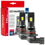 LED Headlights Series F25 PRO BLACK FULL CANBUS HB3 68W 12V 24V AMIO-04722