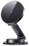 Joyroom JR-ZS408 magnetic holder with 15W inductive charger for car cockpit - black