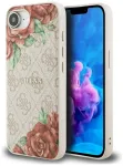 Guess 4G Flowers Print MagSafe Aizsargapvalks priek&scaron; iPhone 16e / 17e / rozā