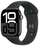 I&scaron;manusis laikrodis Apple Watch Series 10 (2024) LTE 46mm Jet Black aliuminio korpusas su sportine apyranke - Black
