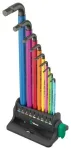 Wera 950/9 Hex-Plus Multicolour 3 leņķu atslēgu komplekts metri