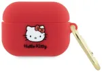 Hello Kitty HKAP3DKHSF Airpods Pro dėklas fuksija | fuschia silikoninis 3D Kitty Head