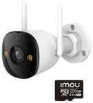 IP kamera Imou bullet 3 5MP Wi-Fi IR30 su 256GB atminties kortele