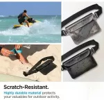Spigen Universal Waterproof Waist Bag black universal waterproof waist bag AMP04532