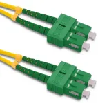 Qoltec Patchcord fiber optic SC/APC - SC/APC | Singlemode | 9/125 | G652D | Duplex | 1.5m