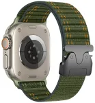 Beline i&scaron;maniojo laikrodžio dirželis Apple Watch (38/40/41 mm) | nailoninis | žalias