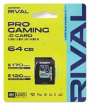 Goodram memory card Rival M2AA Micro SDXC 64GB UHS-I U3 A2 V30 170 / 120 MB/s