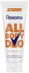 Rexona Fresh Citrus Unisex Visam Kūnui Dezodorantas Kremas 75ml