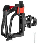 Rockbros 31210029 Motorcycle Bottle Holder - Black and Red