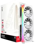 XFX Mercury AMD Radeon RX 9070XT OC White Magnetic Air Edition with RGB 16GB GDDR6 HDMI 3xDP, AMD RDNA 4