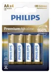 Philips AA LR6 Premium Alkaline Baterijas 1.5V 4gab