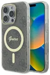 Guess GUHMP16XH4STW Hardcase IML 4G MagSafe Aizsargapvalks priek&scaron; iPhone 16 Pro Max 6.9" / brūns