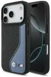 BMW M Carbon Logo phone case with MagSafe support for iPhone 17 Pro blue