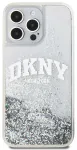 DKNY Liquid Glitter Arch Logo dėklas iPhone 15 Pro Max Transparent