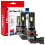 LED Headlights Series F25 PRO BLACK FULL CANBUS HIR2 68W 12V 24V AMIO-04724