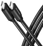 Axagon BUCM3-CM20AB duomenų perdavimo ir įkrovimo laidas | USB-C į USB-C | 2m