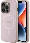 Guess PU Saffiano MagSafe Case Aizsargapvalks Priek&scaron; Apple iPhone 15 Pro