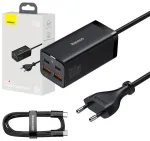 Baseus GaN3 Lādētājs 2x USB-C / 2x USB / 100W