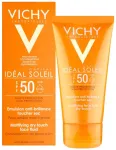 Vichy Id&eacute;al Soleil SPF50 Mattifying Face Fluid Dry Touch Aizsargkrēms 50ml