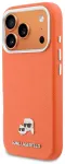 Karl Lagerfeld PU Karl and Choupette Heads Pins MagSafe Case Aizsargapvalks priek&scaron; Apple iPhone 17 Pro