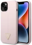 Guess GUHCP14MSLTGU Silicone Triangle Hardcase Aizsargapvalks priek&scaron; iPhone 14 Plus / 15 Plus 6.7" / violets