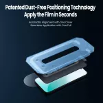 Nillkin Guardian 2.5D grūdintas apsauginis stiklas telefonui iPhone 18 Pro Max su montavimo rėmeliu