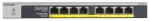 NETGEAR GS108LP Nekomutuojamas gigabitinis Ethernet (10/100/1000) maitinimas per Ethernet (PoE) 1U Black, Grey
