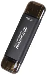 I&scaron;orinis SSD diskas Transcend ESD310S 128GB Black (TS128GESD310C)