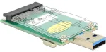 DELOCK USB3.0 į mSATA keitiklis