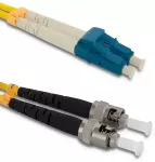 Qoltec Patchcord fiber optic LC/UPC - ST/UPC | Singlemode | 9/125 | G652D | Duplex | 5m