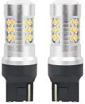 LED CANBUS 3030 24SMD T20 7440 WY21W Amber 12V/24V