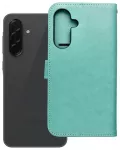 Mezzo mandala knyginio tipo telefono dėklas Samsung Galaxy A36 5G (A366) žalias