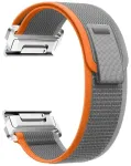 Beline Wild Path Loop i&scaron;maniojo laikrodžio dirželis Garmin tactix 7 | nailoninis | pilkas/oranžinis