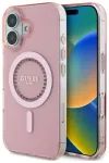 Guess IML Rhinestones MagSafe Case Aizsargapvalks Priek&scaron; Apple iPhone 16