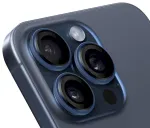 OBAL:ME Lens Protector Lēču objektīva aizsargs priek&scaron; Apple iPhone 15 Pro/15 Pro Max / titāna zils