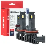 LED Headlights Serie F25 SILVER FULL CANBUS H8/H9/H11/H16 62W 12V 24V AMIO-04705