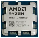 AMD Ryzen 9 9900X3D procesoriaus lustų plok&scaron;telė