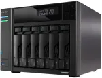 Serveris Asustor Asustor LOCKERSTOR 6 Gen2 NAS stalinis Intel&reg; Celeron&reg; N5105 8 GB DDR4 HDD ADM Black