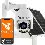 I&scaron;orinė pasukama GSM kamera su SIM kortele Orllo Z7 PRO + saulės baterijos skydelis SM6030 Pro
