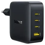 Baseus EnerFill FH11 kelioninis įkroviklis | 140W | GaN | USB-A, USB-C | juodas