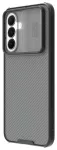Nillkin CamShield PRO telefono dėklas Samsung Galaxy A37 (A376) skaidrus juodas (su kameros apsauga)
